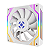 Kit 3 Cooler Fan Fortrek Frosty ARGB C/Controladora 120mm Branco - Imagem 4