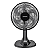 Ventilador Ventisol Turbo 6 30cm 52W 1500 RPM 127v 6 Pás Preto/Cinza - Imagem 1