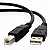 Cabo Para Impressora USB-A Macho x USB-B Macho Duex Am/Bm 3M MD9 Preto - 3922 - Imagem 1