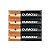 Pilha AAA Duracell 4 Unidades Alcalina 1,5v Palito - MN2400 - Imagem 5