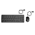 Kit Teclado E Mouse HP Com Fio 1600DPI USB Classic Preto - HP150 - Imagem 1