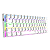 Teclado Mecânico T-Dagger Arena Rainbow Branco 60% Switch Marrom USB-C - T-TGK321W-BR - Imagem 2