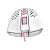 Mouse Gamer Redragon Storm RGB 12400DPI 1000Hz USB 2.0 PMW3327 Rosa E Branco - M987PW-P - Imagem 6