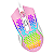 Mouse Gamer Redragon Reaping Elite RGB 32000DPI 1000Hz PMW3389 USB 2.0 Rosa E Branco - M987PW-P - Imagem 3