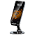 Suporte Para Celular Clanm CS01 Antiderrapante 4″-12″ Giratório Preto - CS01 - Imagem 2