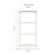 Estante 4 Prateleiras Plástica Poly Grifit Multi-Uso Branca 127x70x35 - Imagem 2