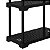 Estante 4 Prateleiras Plástica Poly Grifit Multi-Uso Preta 127x70x35 - Imagem 5