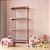Estante 4 Prateleiras Plástica Poly Grifit Multi-Uso Rosa 127x70x35 - Imagem 2