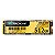 SSD M.2 NVMe Macrovip Gold 512GB 2280 PCIe Gen 3x4 Leitura 1600MB/s Gravação 2400MB/s Preto e Amarelo - MVGLD/512GB - Imagem 1