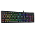 Teclado Membrana Gamer Redragon Netherbane RGB Full Size USB Preto - K521-RGB - Imagem 2