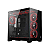 Gabinete Gamer Rise Mode Galaxy Glass Standard V2 S/Fan S/Fonte MidTower USB 3.0 Preto - Imagem 3