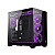 Gabinete Gamer Rise Mode Galaxy Glass Standard V2 S/Fan S/Fonte MidTower USB 3.0 Preto - Imagem 2