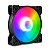 Cooler Fan Snaker Shadow LED ARGB 120mm Silencioso PC Preto - Imagem 1