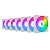 Kit 7 Cooler Fan Snaker Shadow ARGB 120mm Silencioso Branco - Imagem 1