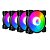 Kit 4 Cooler Fan Snaker Shadow ARGB 120mm Silencioso Preto - Imagem 1