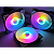 Kit 3 Cooler Fan Snaker Shadow ARGB 120mm Silencioso Preto - Imagem 5