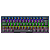 Teclado Mecânico T-Dagger Arena Pro Sem Fio Rainbow 60% Switch Marrom Preto - T-TGK321PRO-BR PT - Imagem 1