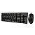 Kit Teclado Membrana e Mouse Keytime Minimal Full Size 1000DPI USB2.0 Preto - KYT00015 - Imagem 2