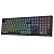 Teclado Gamer Membrana Redragon Crux Rainbow Full Size USB Preto e Cinza - K518-RGB-GB - Imagem 4