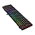 Teclado Membrana Gamer Redragon Netherbane Rainbow Full Size Preto - K521-R - Imagem 4