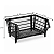 Cesto Expositor Empilhável Médio 1 Unidade Preto 29x41x58 - Imagem 4