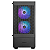 Gabinete Gamer Gamdias Talos E3 Mesh 3 Fans ARGB 120mm MidTower S/Fonte Preto - Imagem 2
