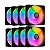 Kit 8 Fans TGT Striker Rainbow 120mm - TGT-STK8-BLRBW - Imagem 1