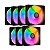 Kit 7 Fans TGT Striker Rainbow 120mm - TGT-STK6-BLRBW - Imagem 1