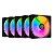 Kit 5 Fans TGT Striker Rainbow 120mm - TGT-STK5-BLRBW - Imagem 1
