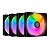 Kit 4 Fans TGT Striker Rainbow 120mm - TGT-STK4-BLRBW - Imagem 1