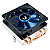 Air Cooler Gamer Rise Mode X5 Led Azul 120mm AMD/Intel Preto - RM-ACX-05-BB - Imagem 4