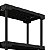 Estante 4 Prateleiras Plástica Poly Grifit Multi-Uso Preta 127x70x35 - Imagem 2