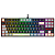 Teclado Mecânico Gamer Redragon Kumara RGB Switch Marrom TKL Preto Cinza e Amarelo - K552LGY-RGB - Imagem 1