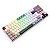 Teclado Mecânico Gamer Redragon Kumara RGB Switch Marrom TKL USB Branco Preto e Cinza - K552WGL-RGB - Imagem 6