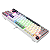 Teclado Mecânico Gamer Redragon Kumara RGB Switch Marrom TKL USB Branco Preto e Cinza - K552WGL-RGB - Imagem 4
