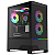 Gabinete Gamer Redragon Carbon RGB S/Fans S/Fonte Fibra de Carbono Preto - CA-610B - Imagem 1
