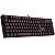 Teclado Mecânico Gamer Redragon Mitra Led Vermelho Switch Marrom Full Size USB 2.0 - K551-1 - Imagem 2