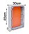 Caixa Quadro Comando Painel Montagem Elétrico 450x300x150mm - Imagem 2