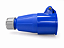 Acoplador Tomada Industrial 2P+T 16A Rohdina 6h Azul - Imagem 4