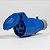 Acoplador Tomada Industrial 2P+T 16A Rohdina 6h Azul - Imagem 6