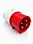Plug Tomada Industrial Macho 32A 3 Pinos 3p+T Vermelha 380v - Imagem 1