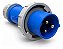 Plug Tomada Industrial Macho 16A 3Pinos 2P+T IP67 - Imagem 1