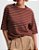T-shirt Boxy Listas - Imagem 1