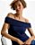 Blusa Malha Detalhe Torção - Imagem 3