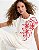 T-Shirt Floral Contorno Bordado - Imagem 1