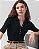Blusa Tricot Polo Botões - Imagem 1