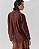 Camisa Voil Reta Marrom - Imagem 5