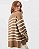 Blusa Tricot Listrada Gola Alta Khaki - Imagem 6