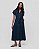 Vestido Chemise Pregas Liocel - Imagem 2