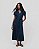 Vestido Chemise Pregas Liocel - Imagem 1